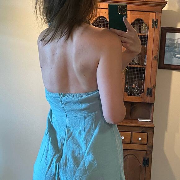 Twenty Ten sage green strapless romper - Picture 3 of 9